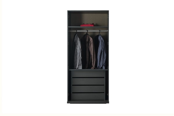 Aura   2-Door Wardrobe with Drawers