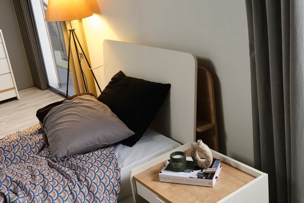 Halikarnas Storage Bed with Headboard (100x200)